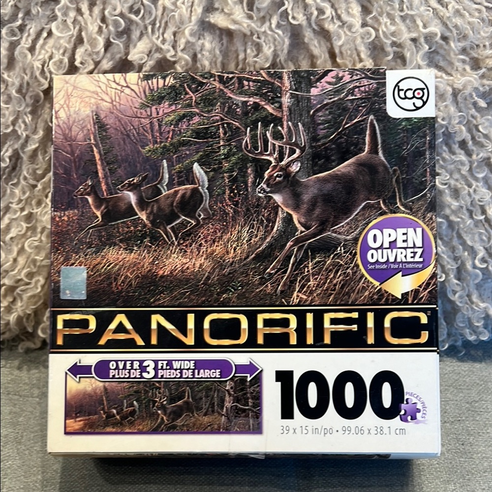 Leaps & Bounds Panorific 1000 Piece TCG puzzle Forest Scene